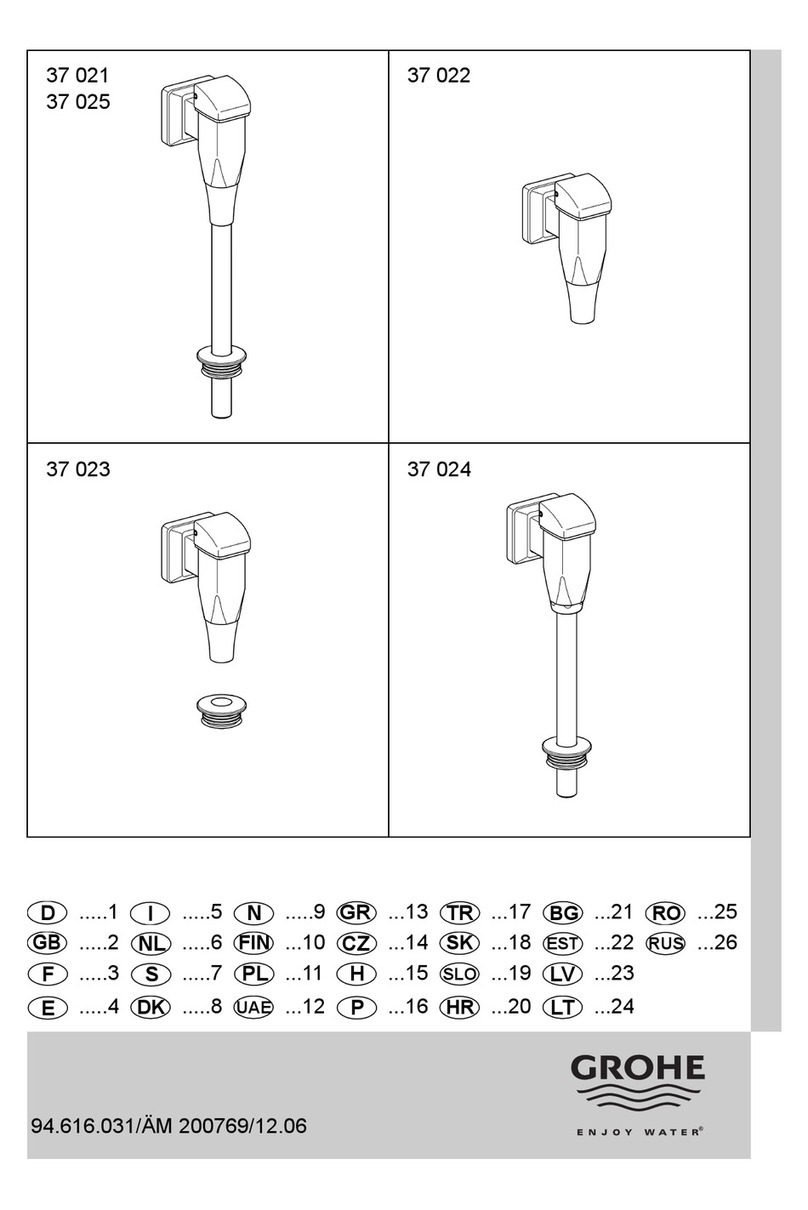 Grohe 37 021 manual Grohe 37 021 manual