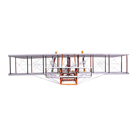 Aircraft in Miniature Limited Historic Wings Wright Flyer 1 1903 Assembly instructions