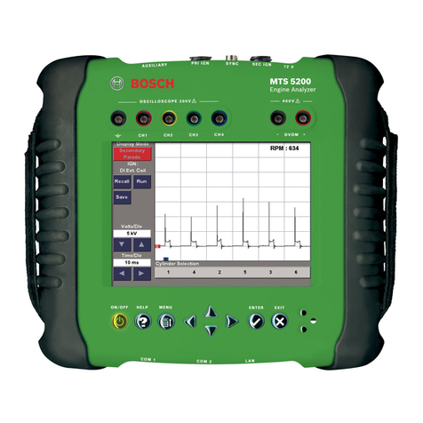 Bosch MTS 5200 LAB SCOPE User manual