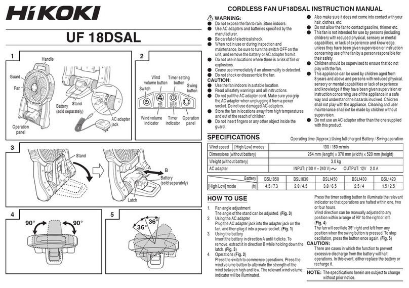 HIKOKI UF 18DSAL instruction manual