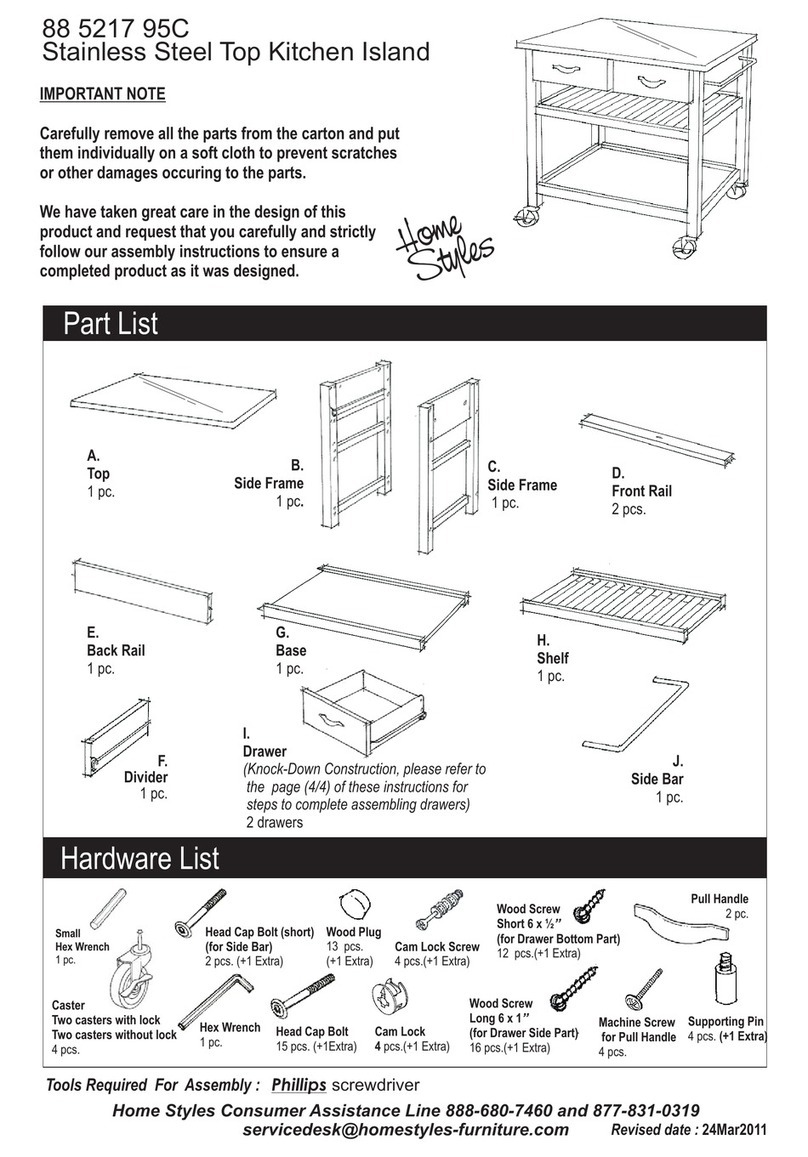Home Styles 88 5217 95C User manual