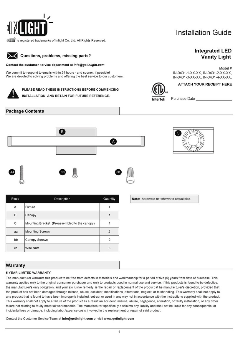 In Light IN-0401-1 Series User manual