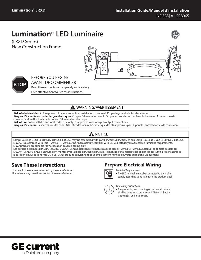 Daintree GE Current Lumination LRXD Series User manual