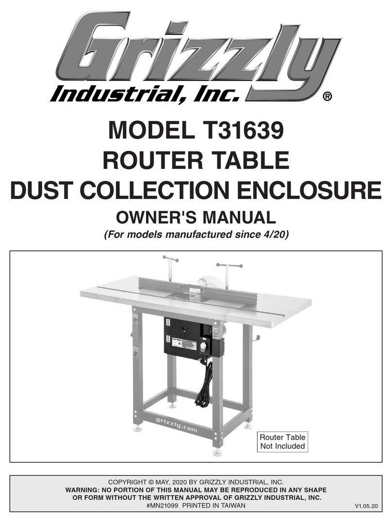 Grizzly T31639 User manual