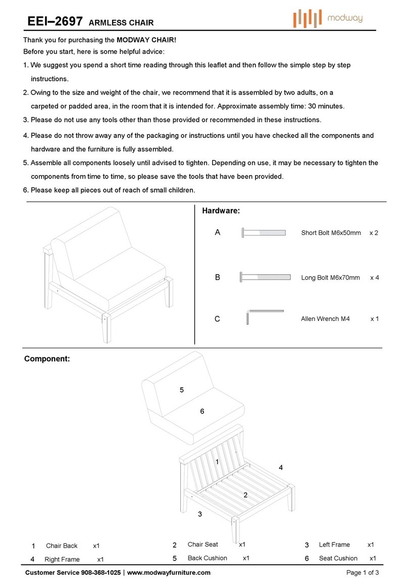modway EEI–2697 User manual modway EEI–2697 User manual