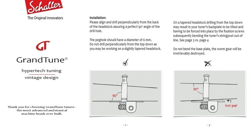Schaller GrandTune User manual