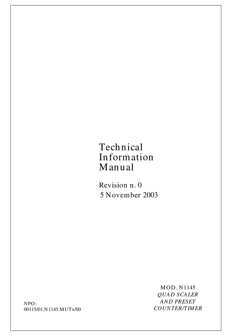 Caen N1145 Technical information manual