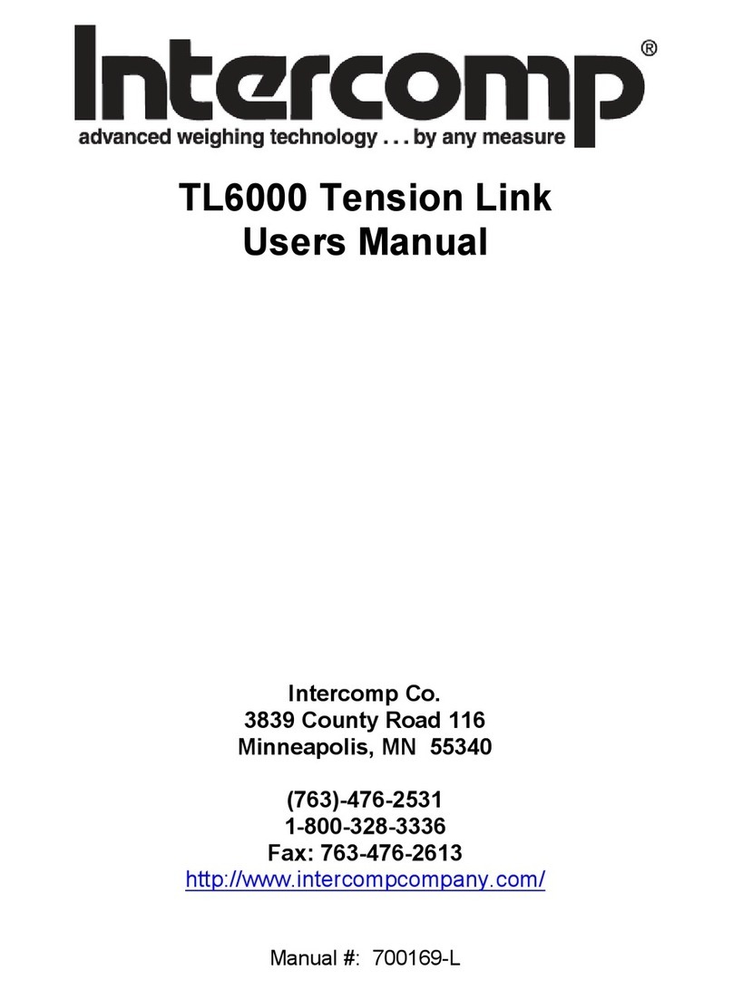 Intercomp Tension Link TL6000 User manual Intercomp Tension Link TL6000 User manual