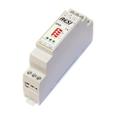 Resi RESI-DMX-MODBUS manual