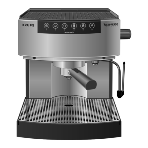 Krups NESPRESSO PROGRAMATIC 554 User manual Krups NESPRESSO PROGRAMATIC 554 User manual