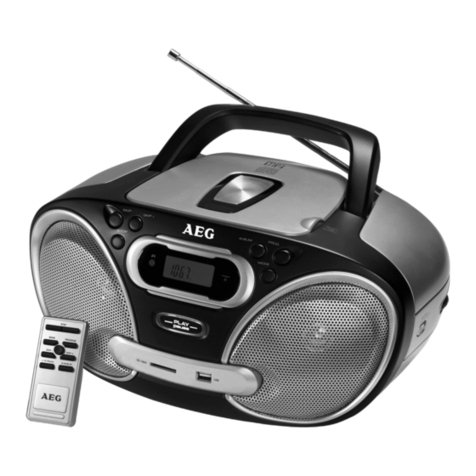 AEG SR 4322 User manual