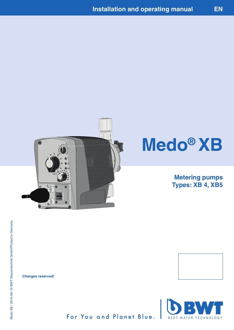 BWT Medo XB4 Series Installation and operating manual