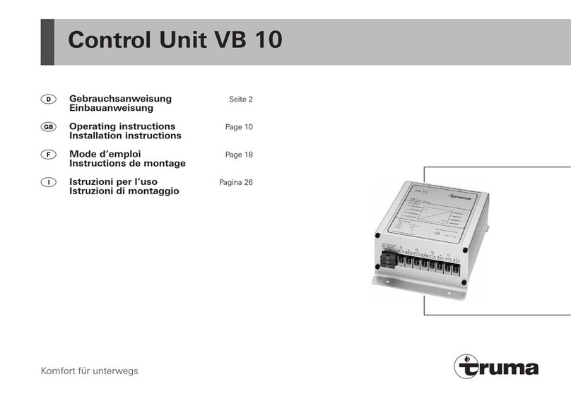 Truma VB 10 Operating instructions