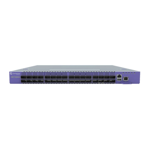 Extreme Networks ExtremeSwitching VSP 7400 Series Hardware installation guide Extreme Networks ExtremeSwitching VSP 7400 Series Hardware installation guide