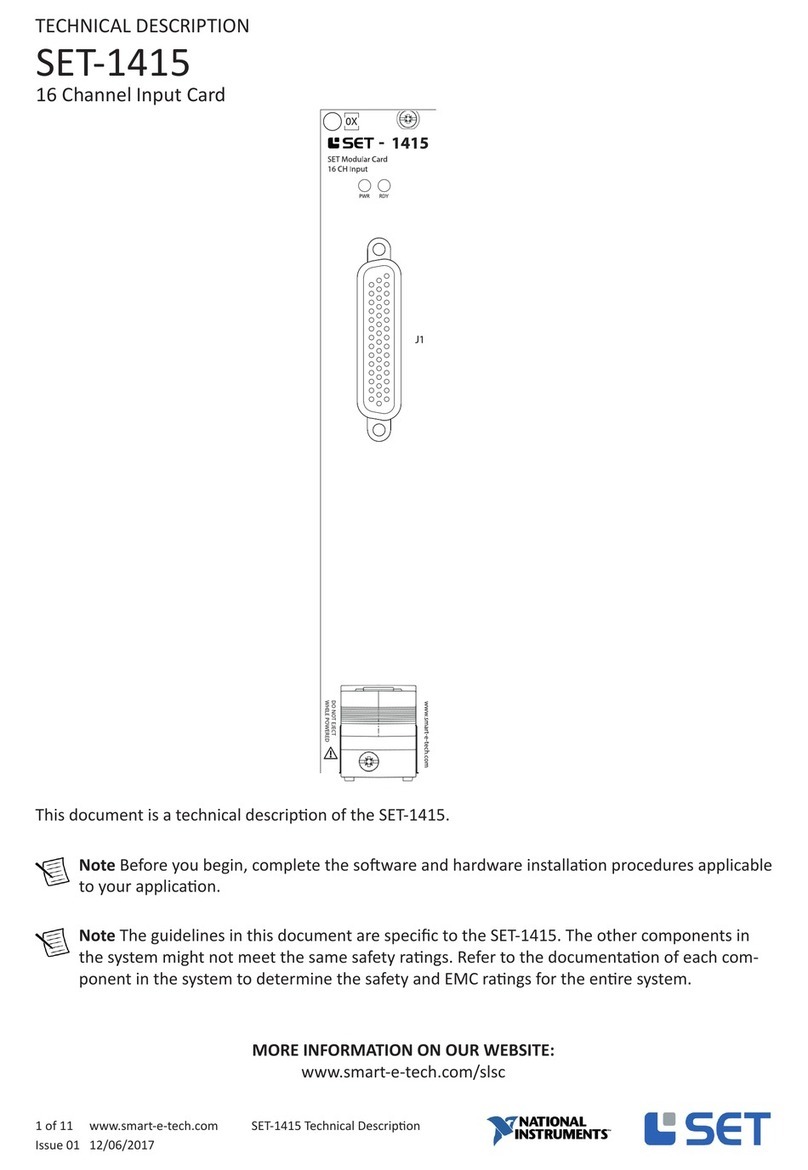 National Instruments SET-1415 Parts list manual National Instruments SET-1415 Parts list manual