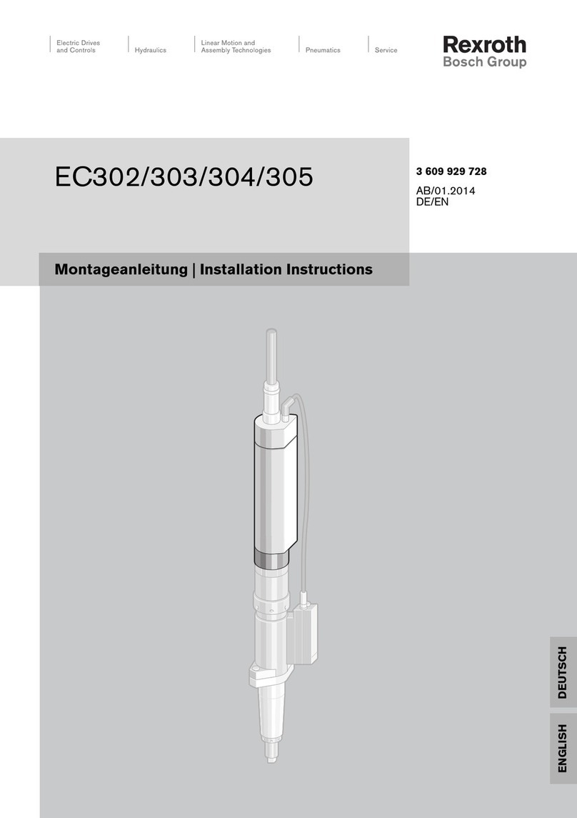 Bosch Rexroth EC302 User manual Bosch Rexroth EC302 User manual