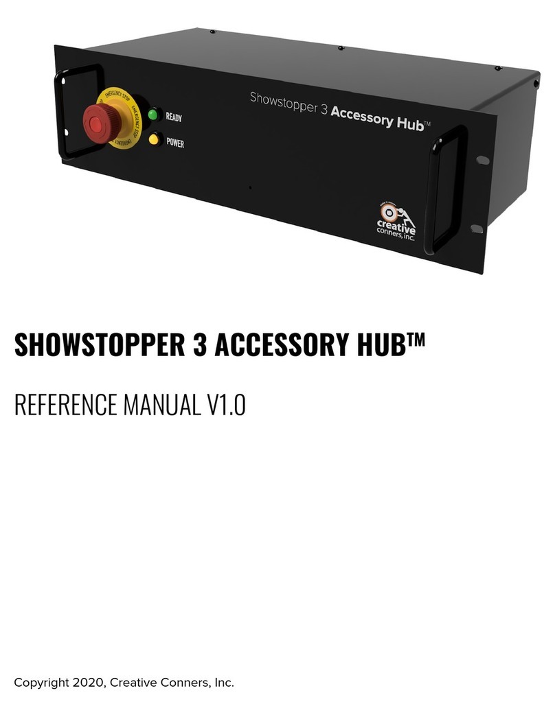 Creative SHOWSTOPPER 3 ACCESSORY HUB Reference manual