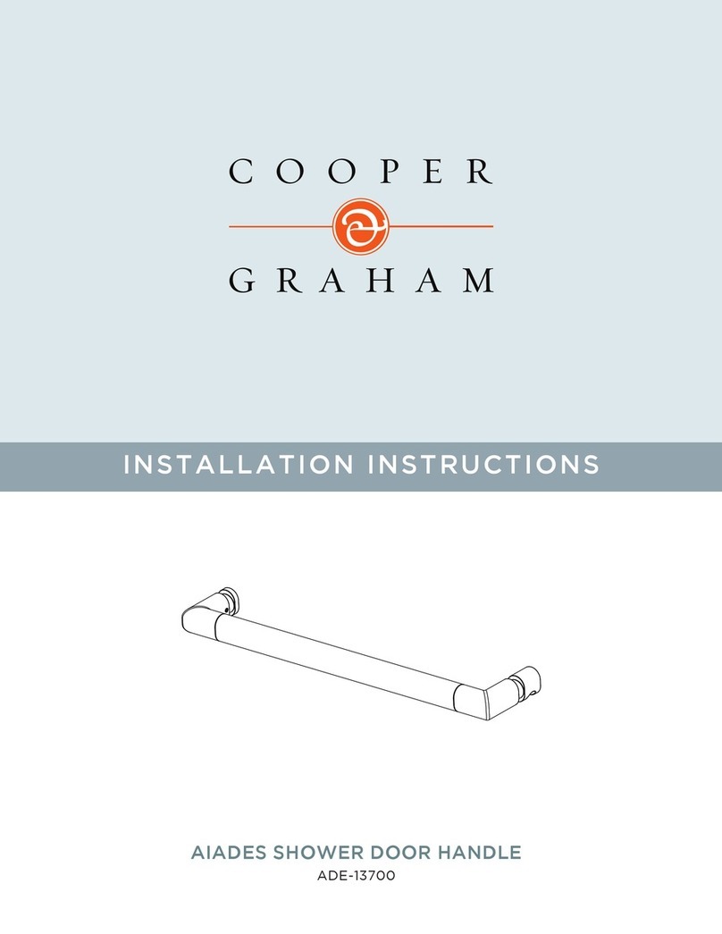 COOPER AND GRAHAM ADE-13700 installation instructions
