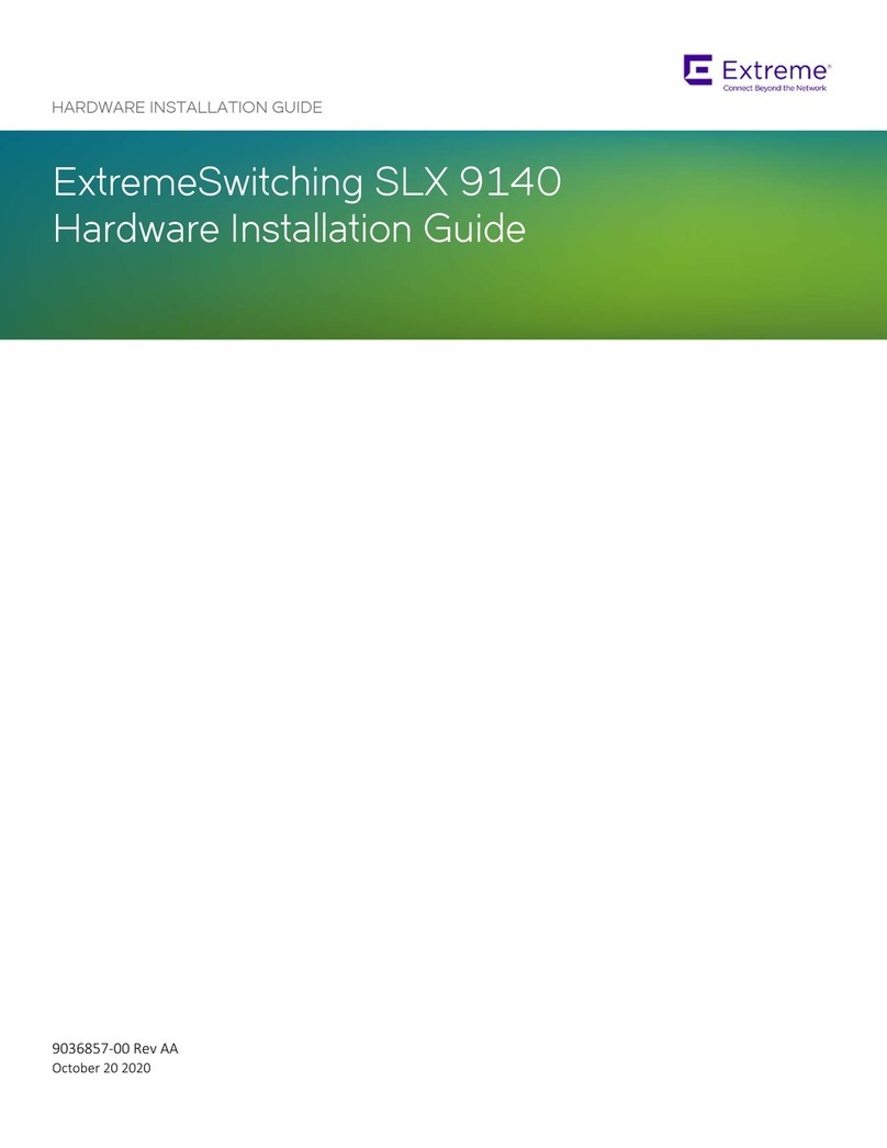 Extreme Networks ExtremeSwitching SLX 9140 Manual
