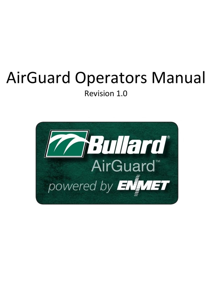 Bullard AirGuard Operator's manual