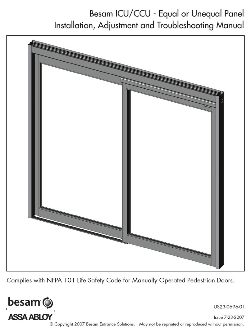 Assa Abloy besam US23-0696-01 Installation and troubleshooting manual