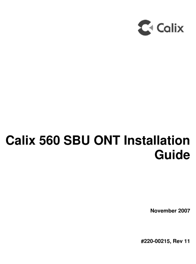 Calix 560 SBU ONT installation guide