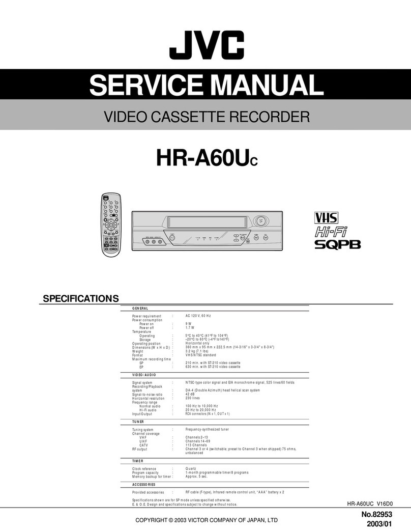 JVC HR-A60UC User manual