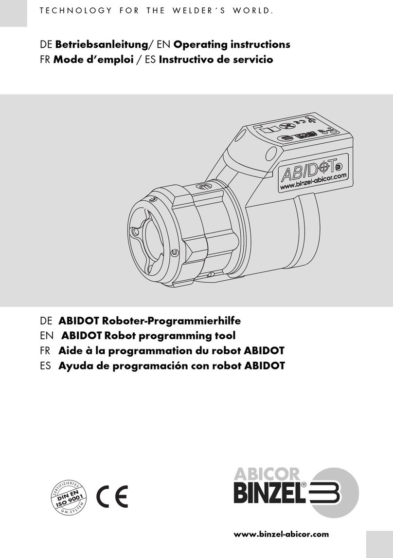 BINZEL-ABICOR ABIDOT operating instructions