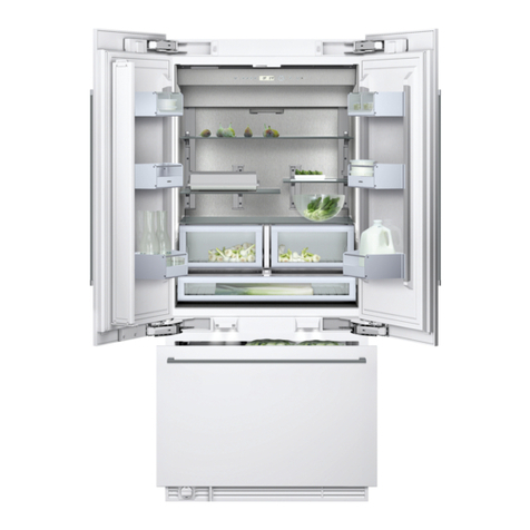 Gaggenau RY 491 installation instructions