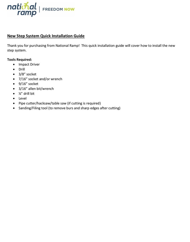 National ramp New Step Breeze User manual