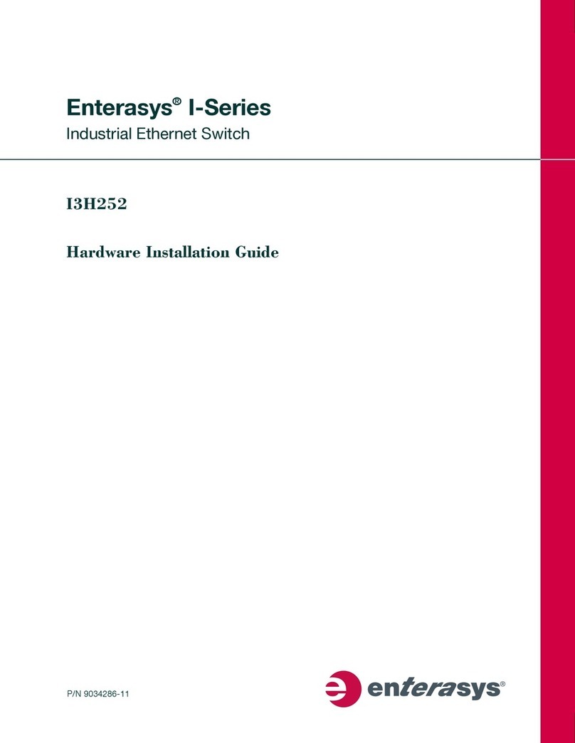 Enterasys I Series Hardware installation guide