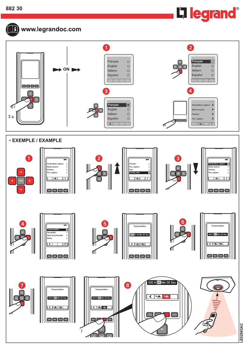 LEGRAND FB Advanced quick start guide