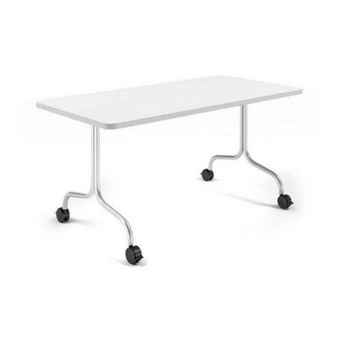 Steelcase Groupwork Flip-Top Table User manual