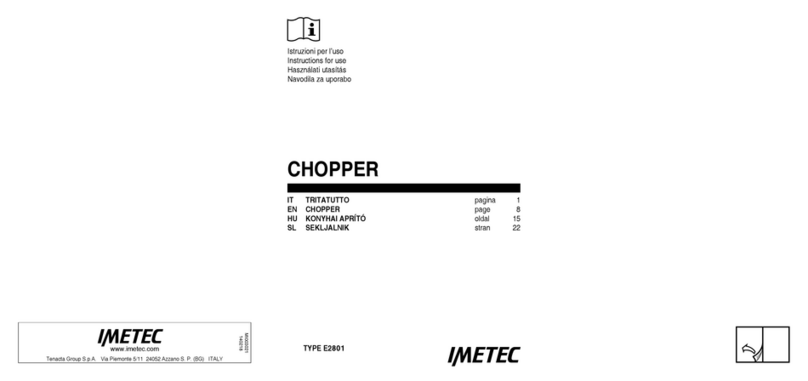 Imetec E2801 User manual