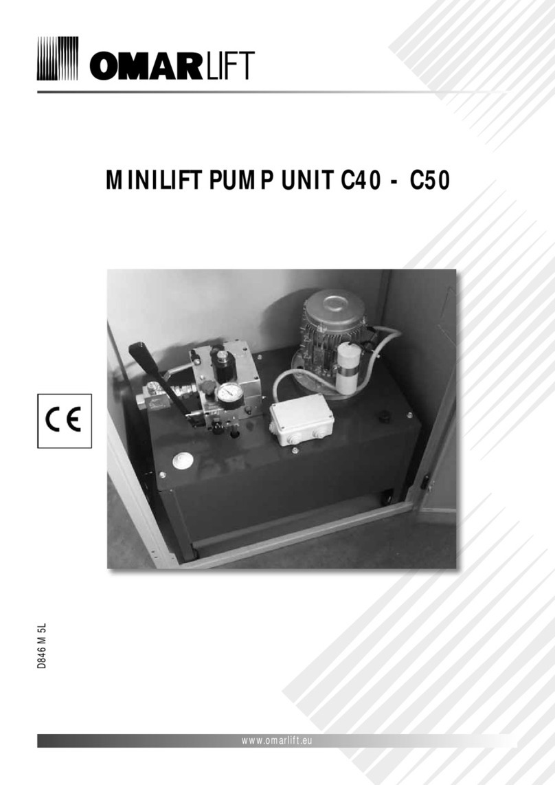 OmarLift C40 operating instructions