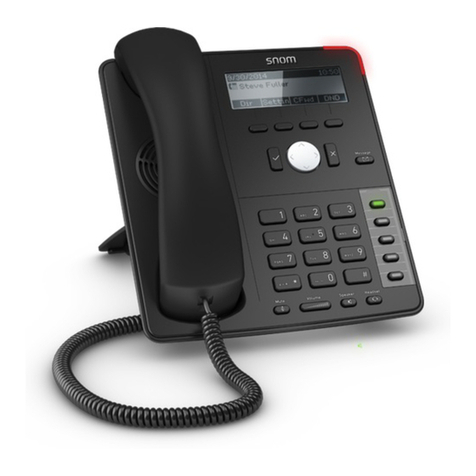 HKT Snom D712 quick reference