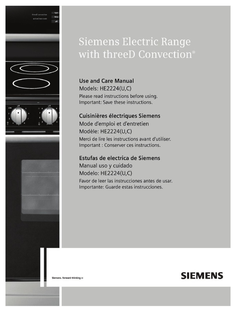 Siemens HE2224(U User manual Siemens HE2224(U User manual