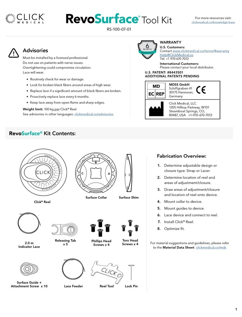 Click Medical RevoSurface User manual Click Medical RevoSurface User manual
