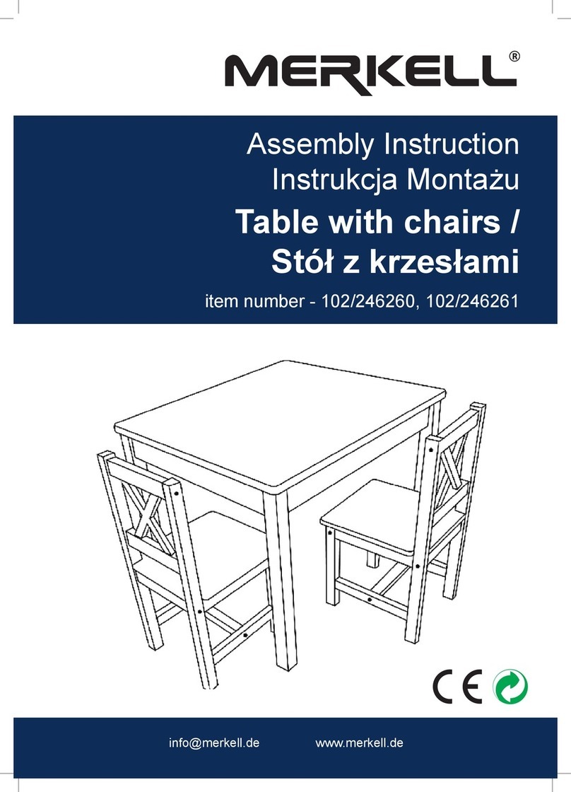 Merkell 102/246260 Aassembly Instructions