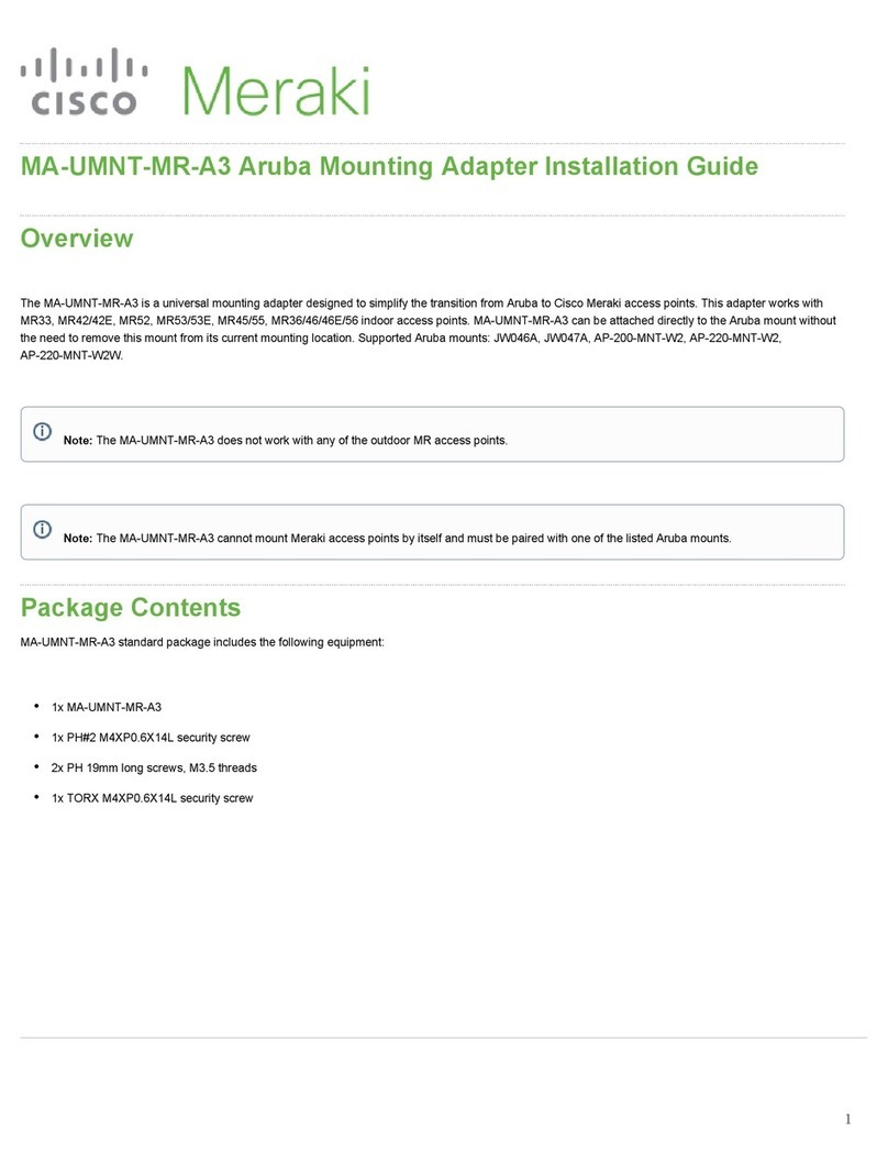 Cisco MA-UMNT-MR-A3 User manual Cisco MA-UMNT-MR-A3 User manual