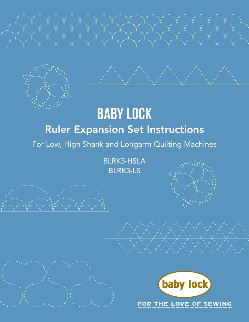 Baby Lock BLRK3-HSLA User manual Baby Lock BLRK3-HSLA User manual