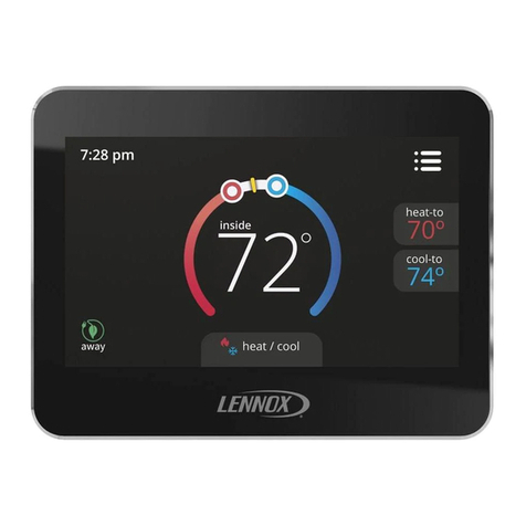 Lennox ComfortSense 5500 Assembly instructions