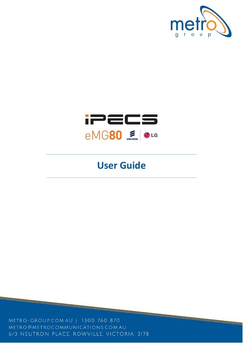 Metro DataVac IPECS eMG80 user guide