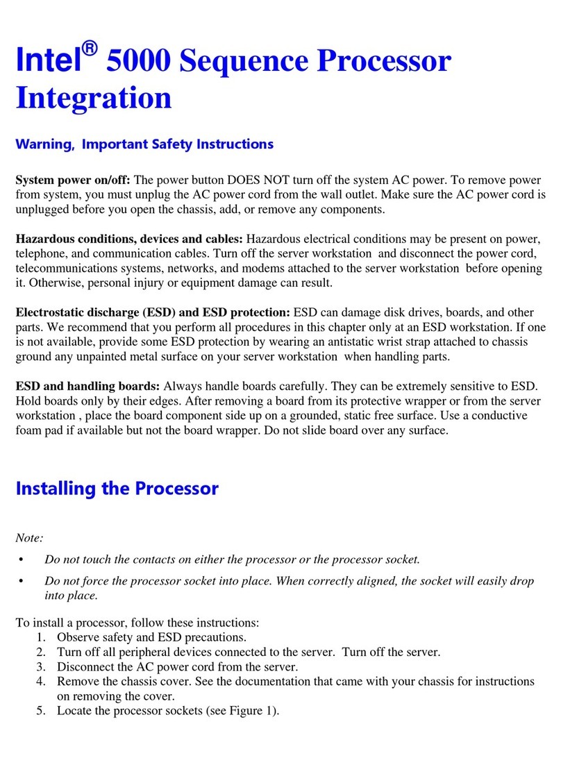 Intel 5000 Series manual