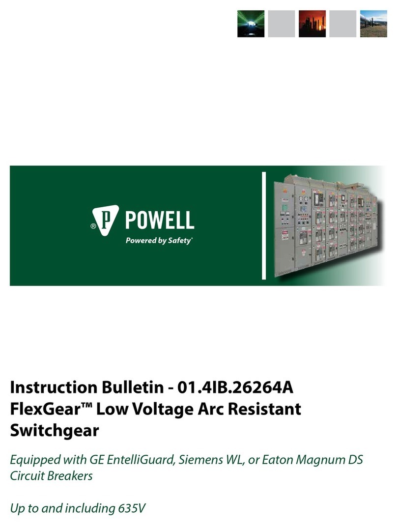 Powell FlexGear Instruction bulletin