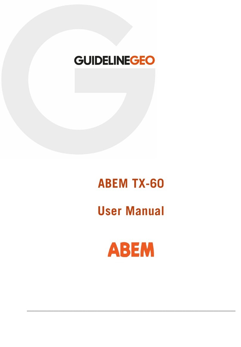 Guideline Geo ABEM TX-60 user manual