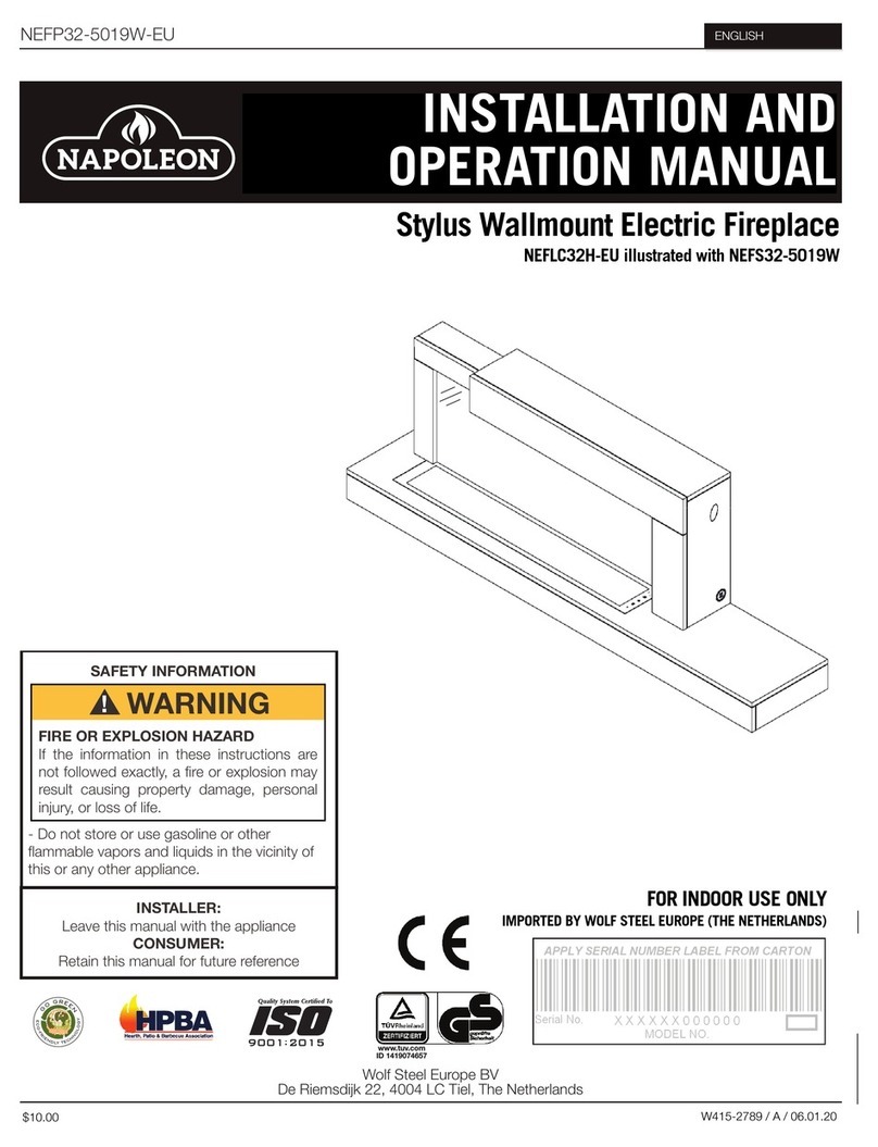 Napoleon NEFLC32H-EU User manual