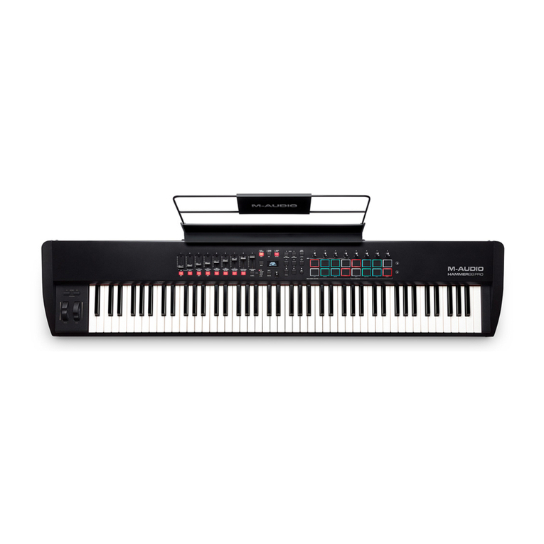 M-Audio Hammer 88 Pro User manual