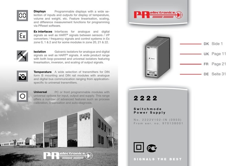 PR electronics 2222 manual PR electronics 2222 manual