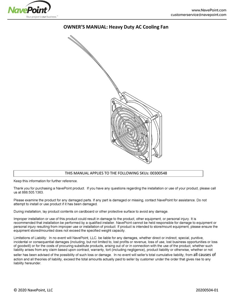 NavePoint 00300548 owner's manual